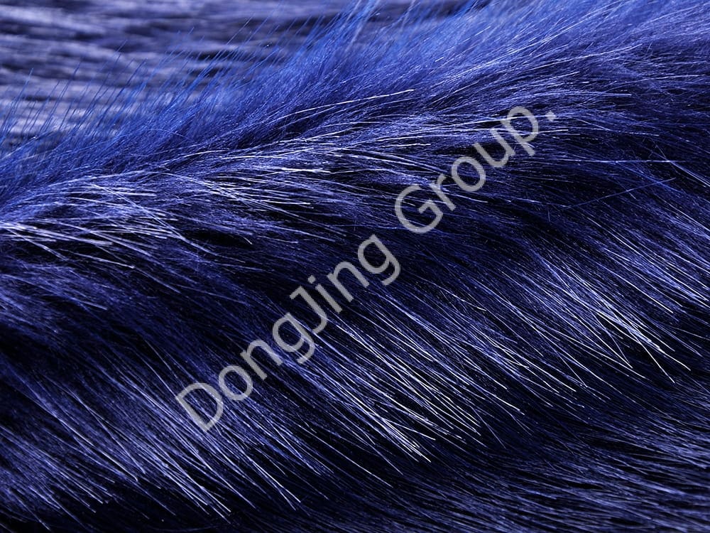 DP0964-Bleu marine faux fur fabric