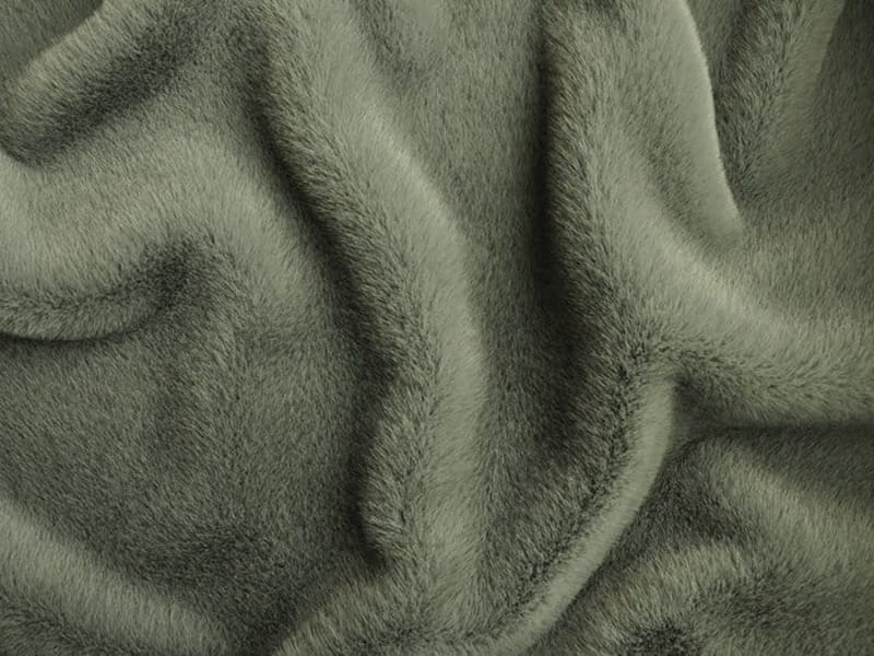 9D0154-Bentley Gris Vison d'Amérique du Sud faux fur fabric