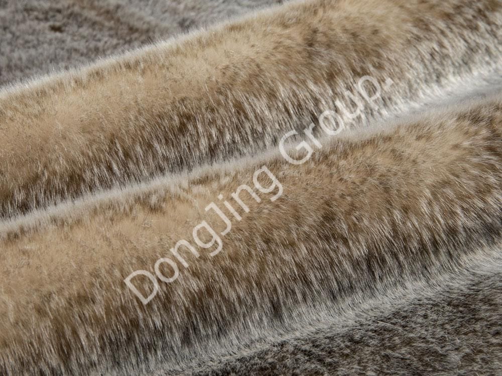 9G0304-Pointe teinte riz délavée 169 poil de lapin faux fur fabric