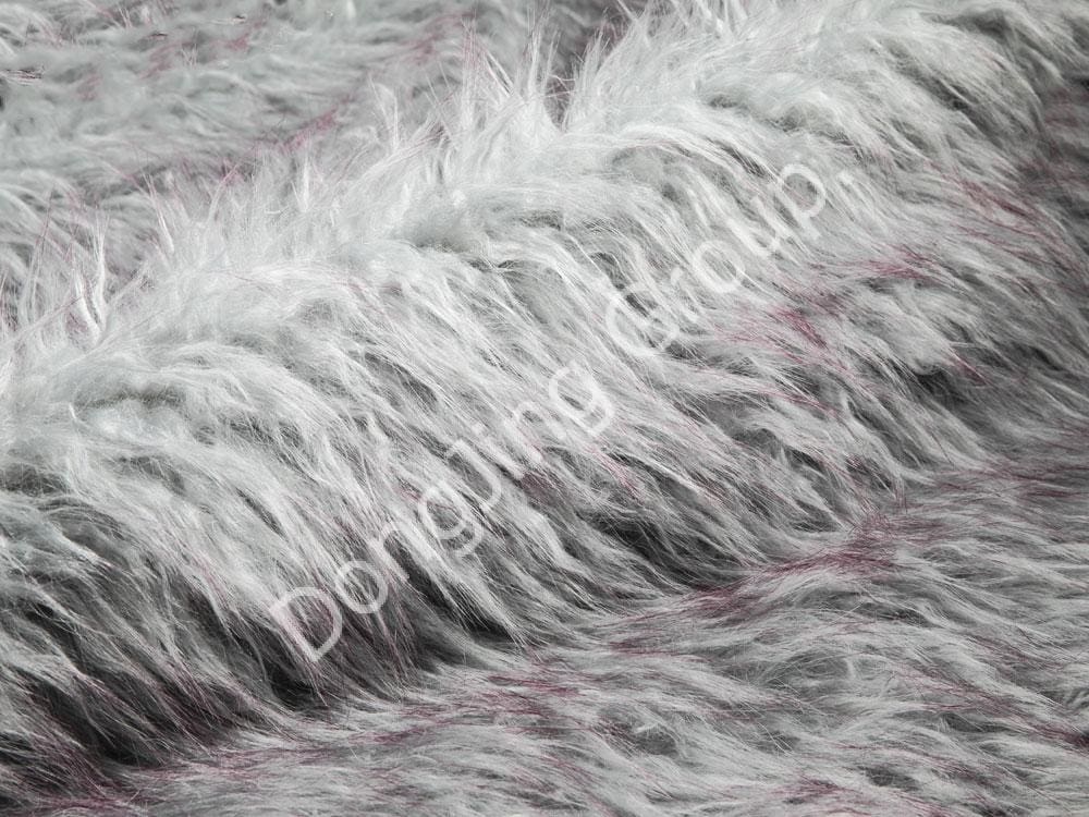 9KW0336-La pointe de laine bleu vif pousse la laine de plage faux fur fabric