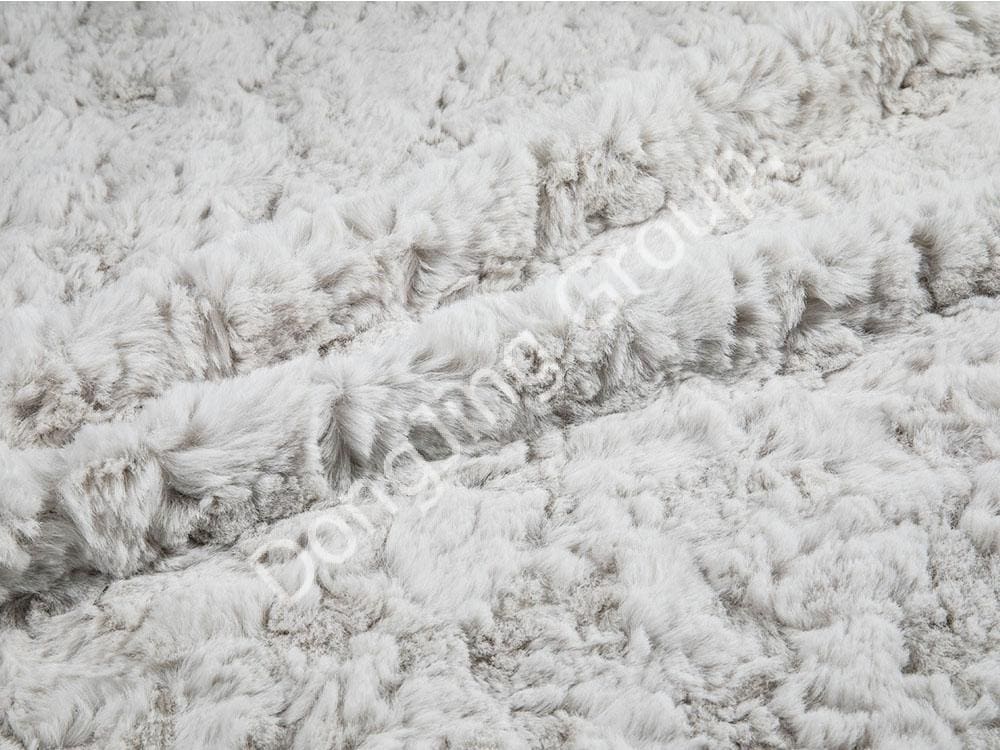 9T1732B-Fourrure de lapin beige faux fur fabric