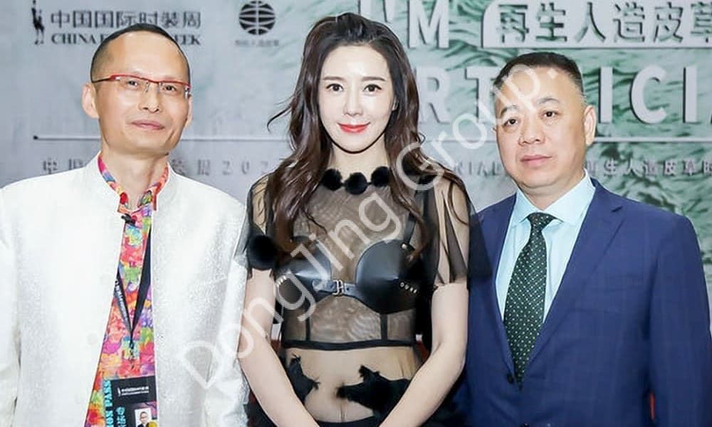 Zhang Jinhao et Dongjing en fausse fourrure recyclée sont apparus à la Semaine internationale de la mode de Chine