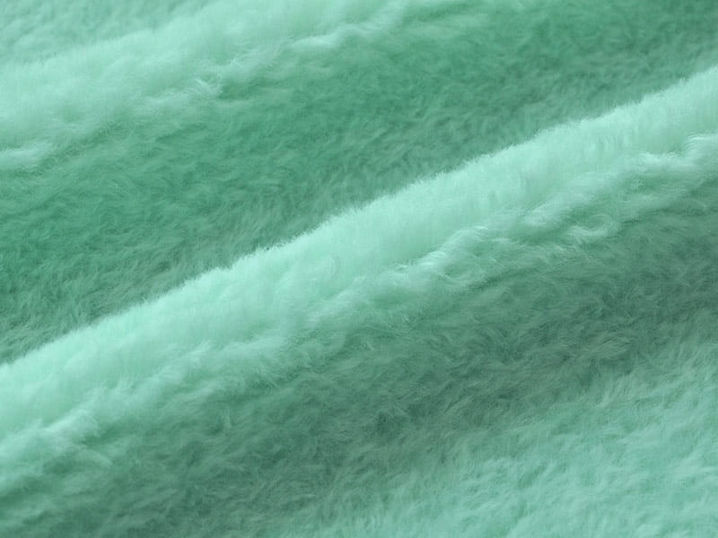 XKT0250-Toka vert cardamome faux fur fabric