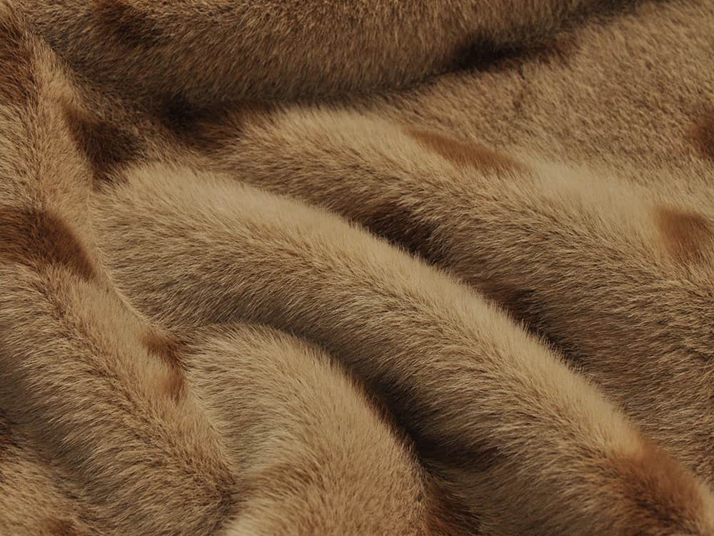 Tissu velours vison