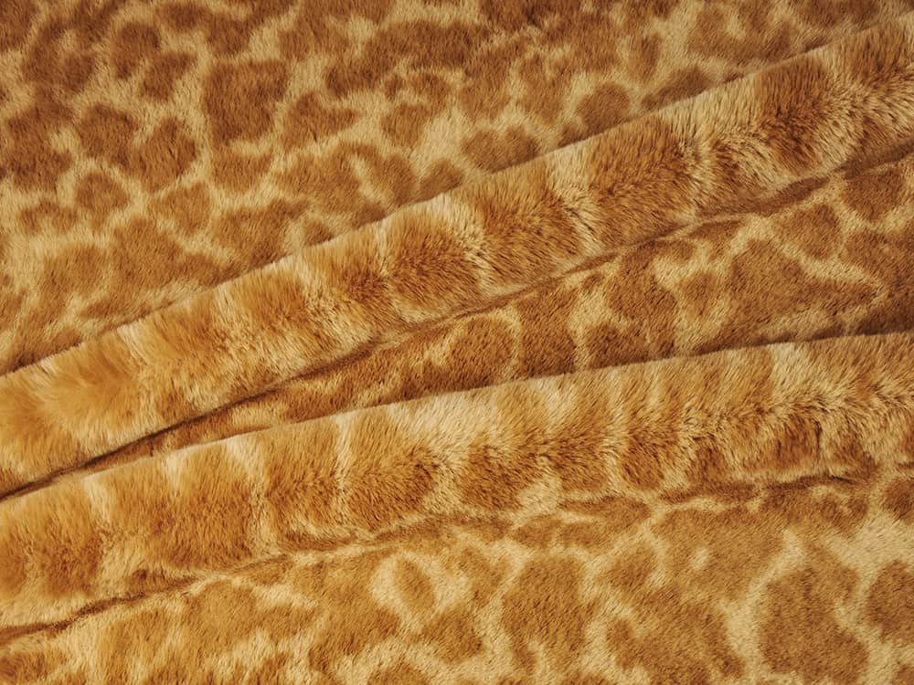 XKT0402-Duvet Lapin Alice Orange Foncé faux fur fabric